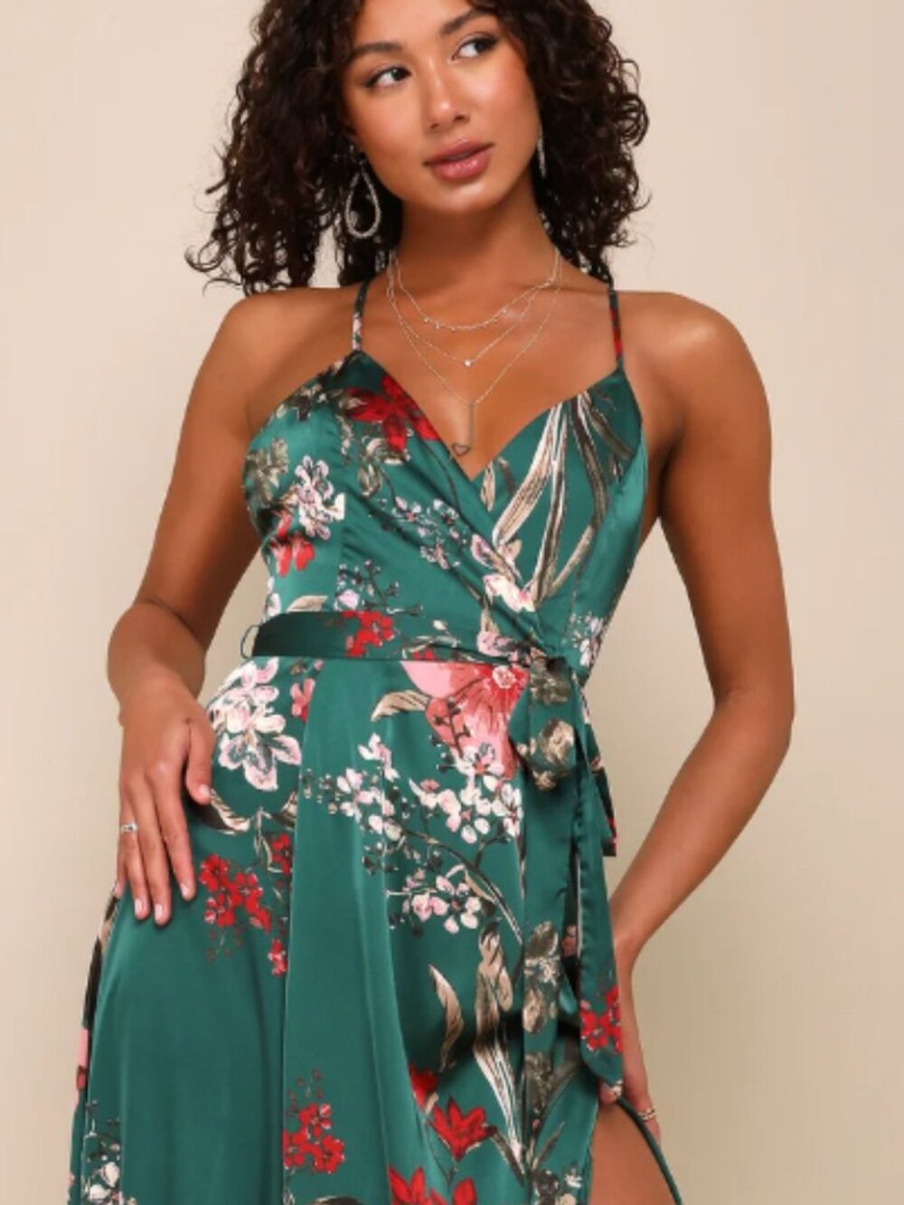 Like New Beautiful Lulu's Green Dress Sz XL